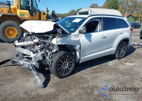 2018 Toyota Highlander Se from USA, damaged, VIN 5TDJZRFH9JS822113